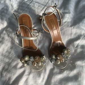 Aquazzura disco thing strappy heels